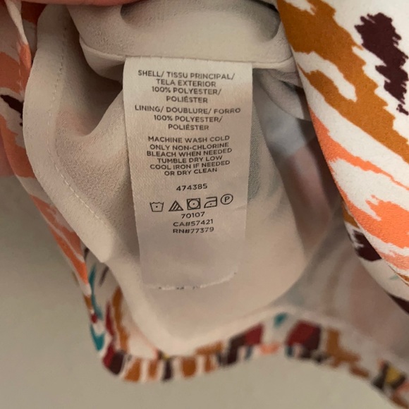 Multicolor Patterned Tank Top - Picture 4 of 4